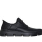 Skechers Hands Free WIDE Gervin Slip-ins® Mens Black Trainers Shoes 205046W