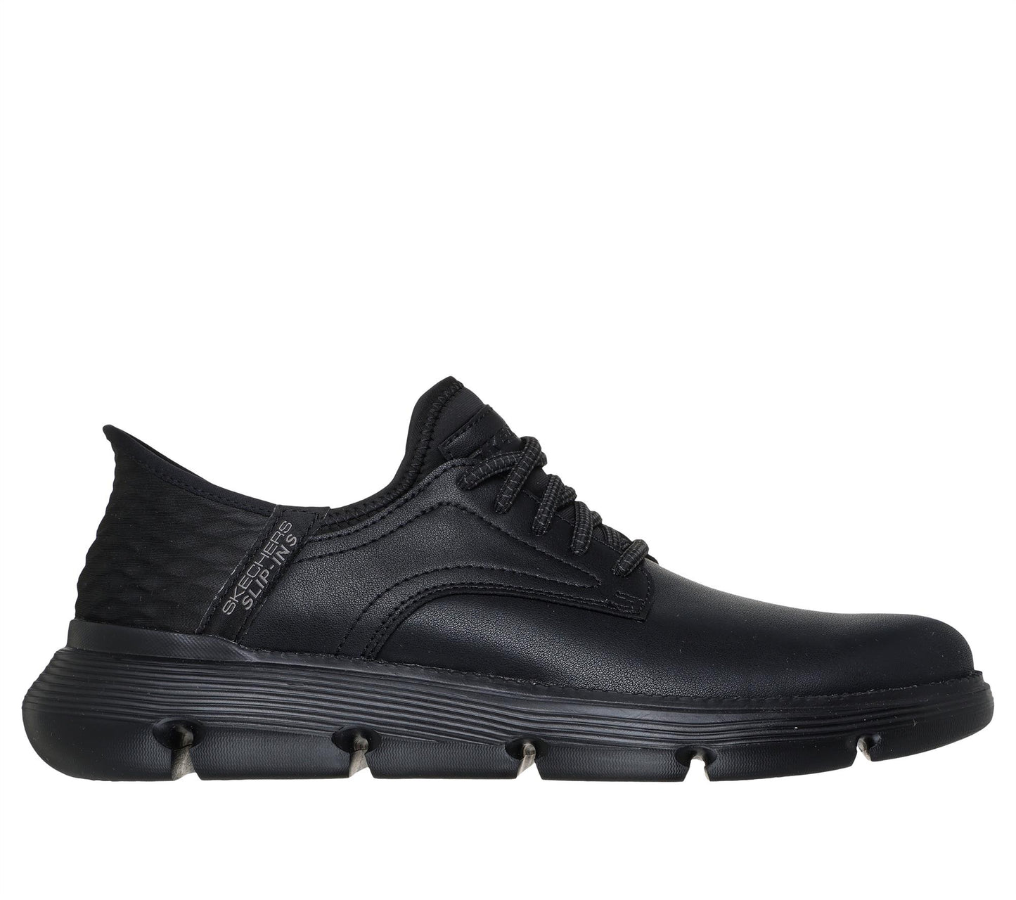 Skechers Hands Free WIDE Gervin Slip-ins® Mens Black Trainers Shoes 205046W