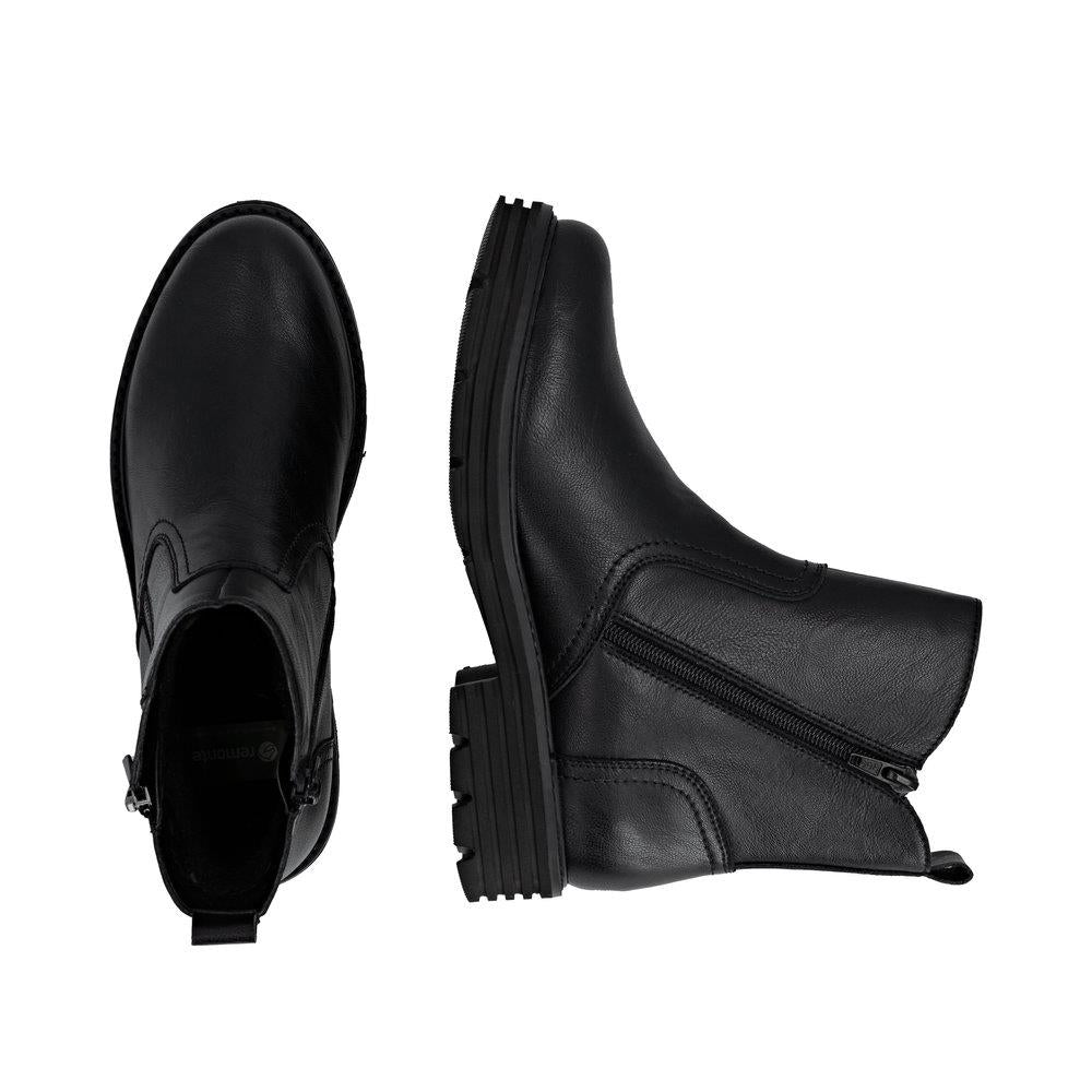 Remonte Womens Leather Ankle Boots D3A70-00