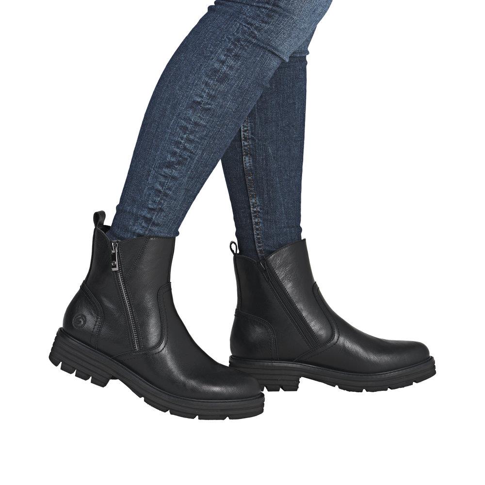 Remonte Womens Leather Ankle Boots D3A70-00