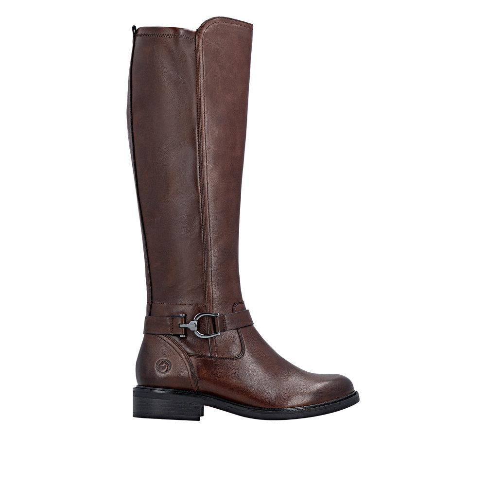Remonte Womens Tall Leather Boots D2W77-25