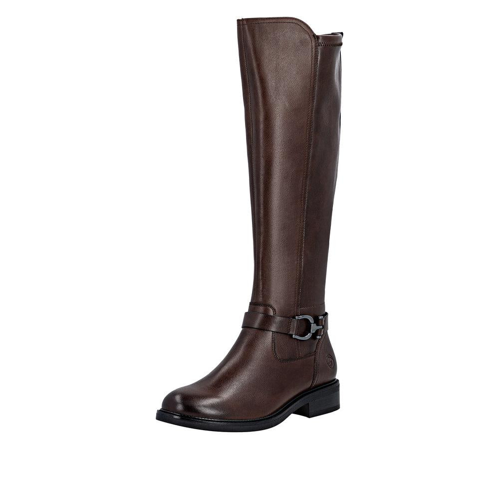 Remonte Womens Tall Leather Boots D2W77-25