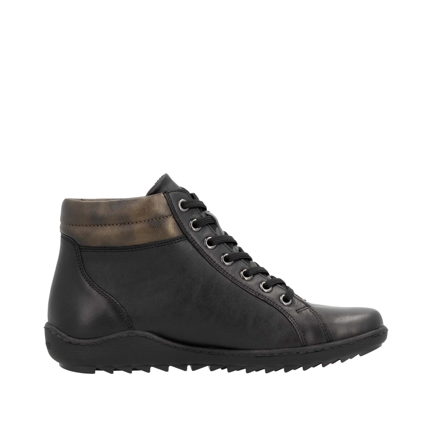 Remonte Womens Black Lined Zip Ankle Boots R1458-03