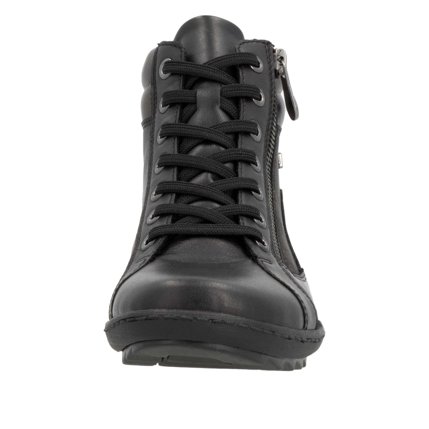 Remonte Womens Black Lined Zip Ankle Boots R1458-03