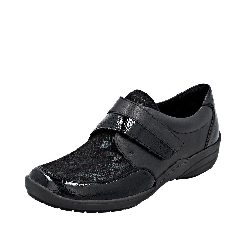 Remonte R7600-00 Women's Lightweight Black Loafer Shoes