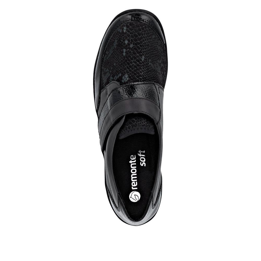 Remonte R7600-00 Women's Lightweight Black Loafer Shoes