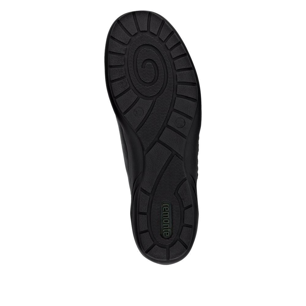 Remonte R7600-00 Women's Lightweight Black Loafer Shoes