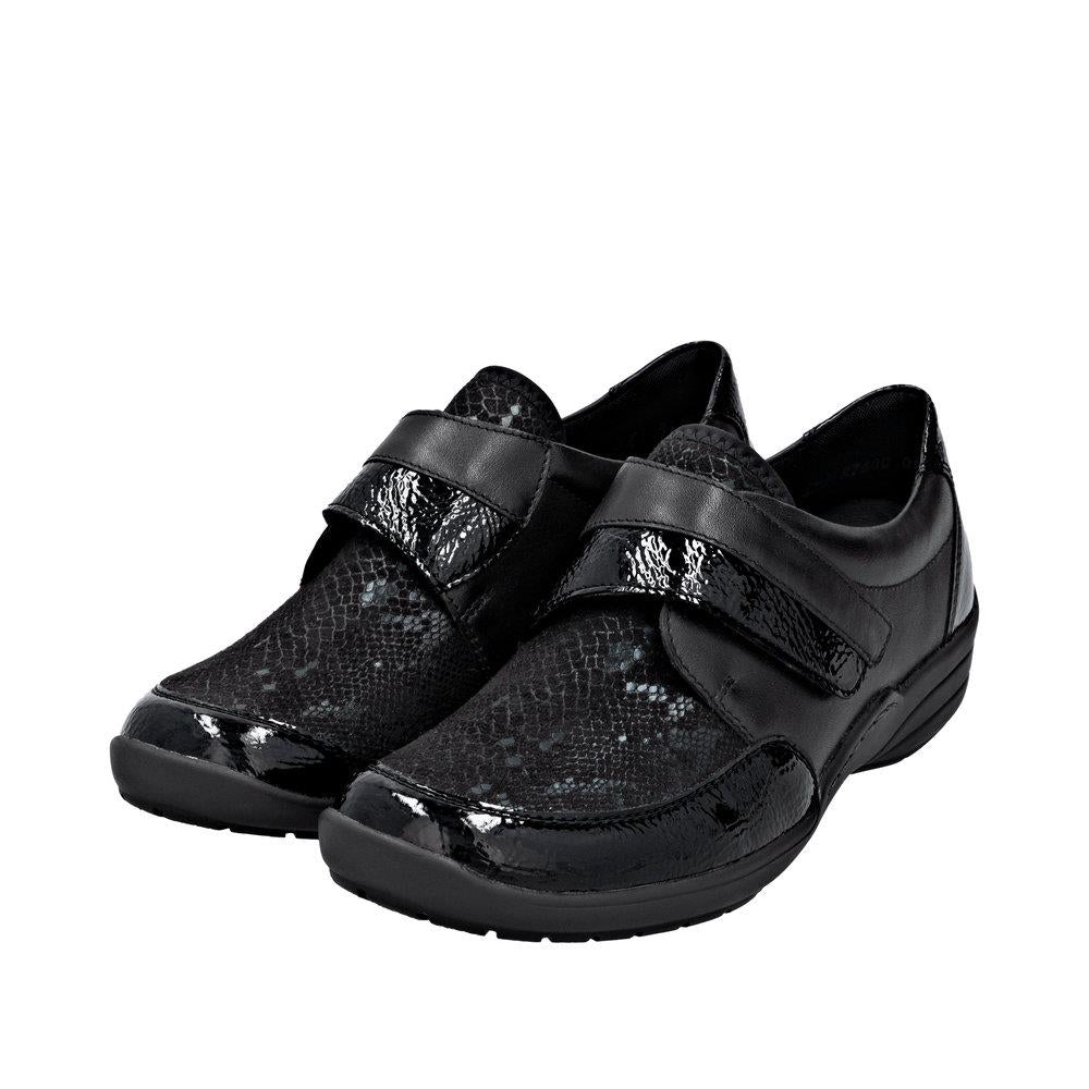Remonte R7600-00 Women's Lightweight Black Loafer Shoes