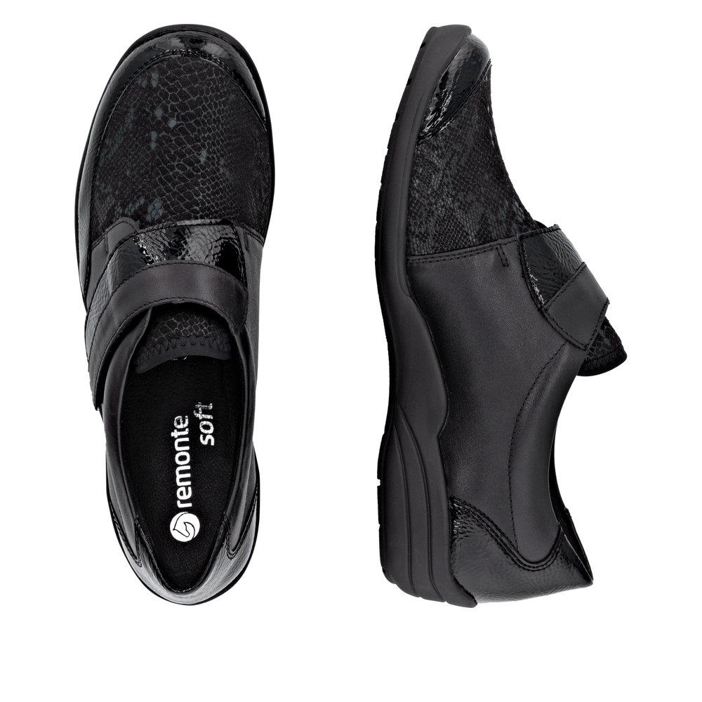 Remonte R7600-00 Women's Lightweight Black Loafer Shoes