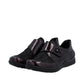 Rieker Womens 48951-35 Bordeaux Patent Extra Wide Adjustable Slip On Shoes