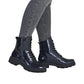 Remonte D2S72-14 Women's Lined Midnight Blue Patent Ankle Boots