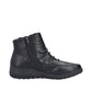 Rieker Womens 59585-01 Black Fleece Lined Ankle Boots