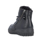 Rieker Womens 59585-01 Black Fleece Lined Ankle Boots