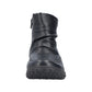 Rieker Womens 59585-01 Black Fleece Lined Ankle Boots
