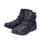 Rieker Womens 59585-01 Black Fleece Lined Ankle Boots