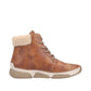 Rieker Womens 45931-24 Brown Fleece Lined Lace Up Ankle Boots