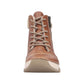 Rieker Womens 45931-24 Brown Fleece Lined Lace Up Ankle Boots