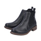 Rieker Womens 79450-00 Black Fleece Lined Chelsea Boots