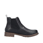 Rieker Womens 79450-00 Black Fleece Lined Chelsea Boots
