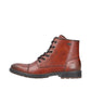 Rieker Men's F4546-24 Brown Fleece Lined Leather Ankle Boots