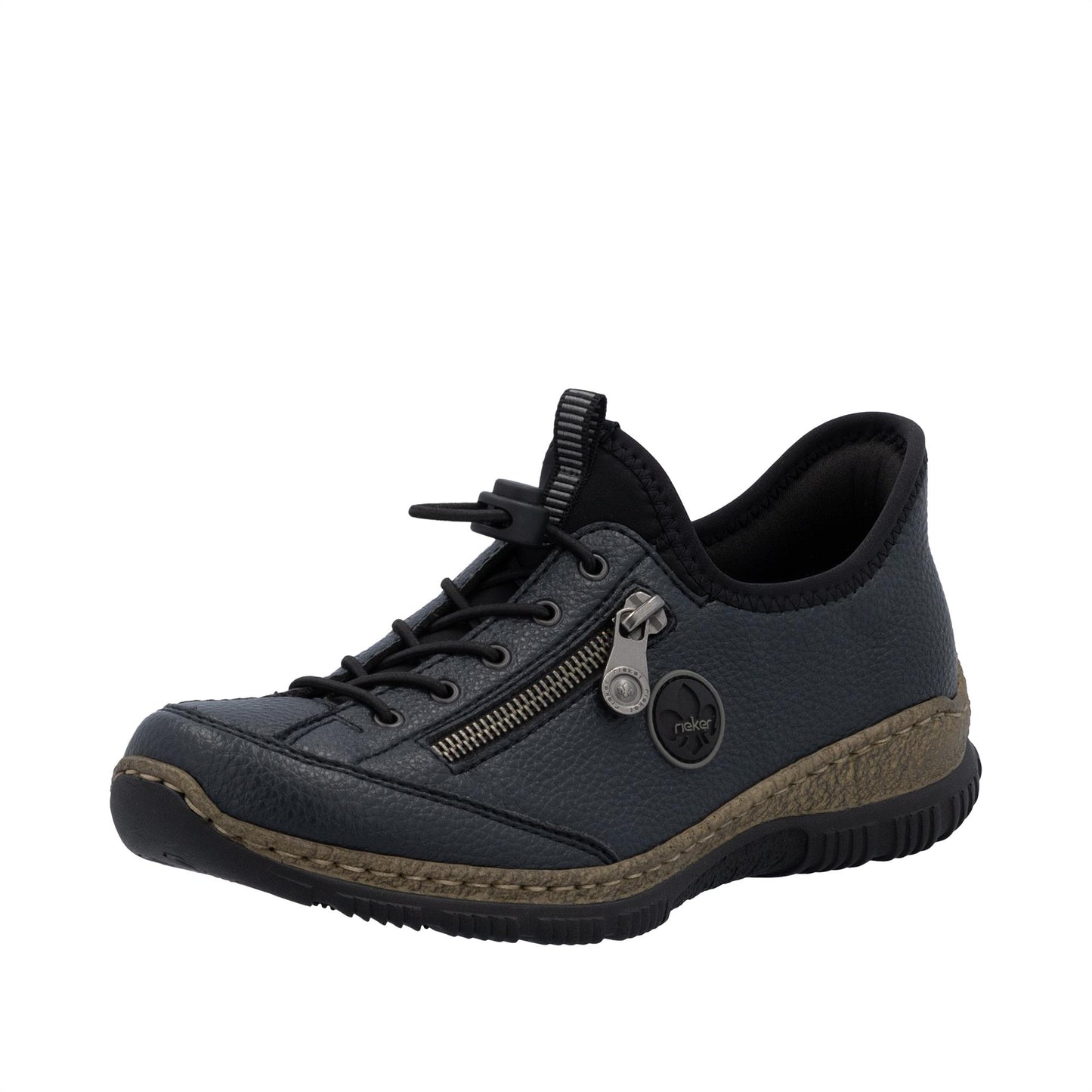 Rieker Women's N3267-15 Ready 2 Go Blue Slip On Casual Shoes
