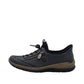 Rieker Women's N3267-15 Ready 2 Go Blue Slip On Casual Shoes