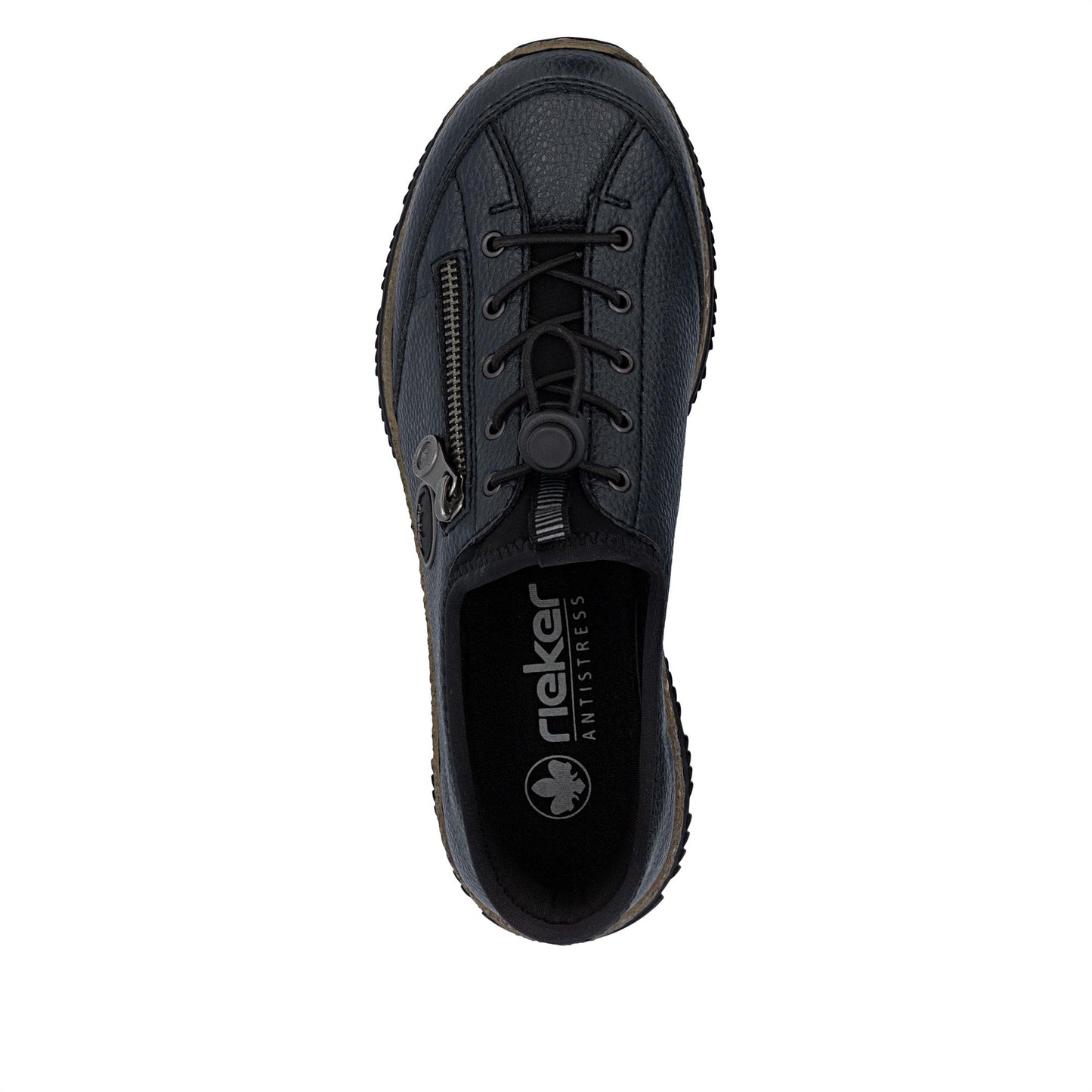 Rieker Women's N3267-15 Ready 2 Go Blue Slip On Casual Shoes