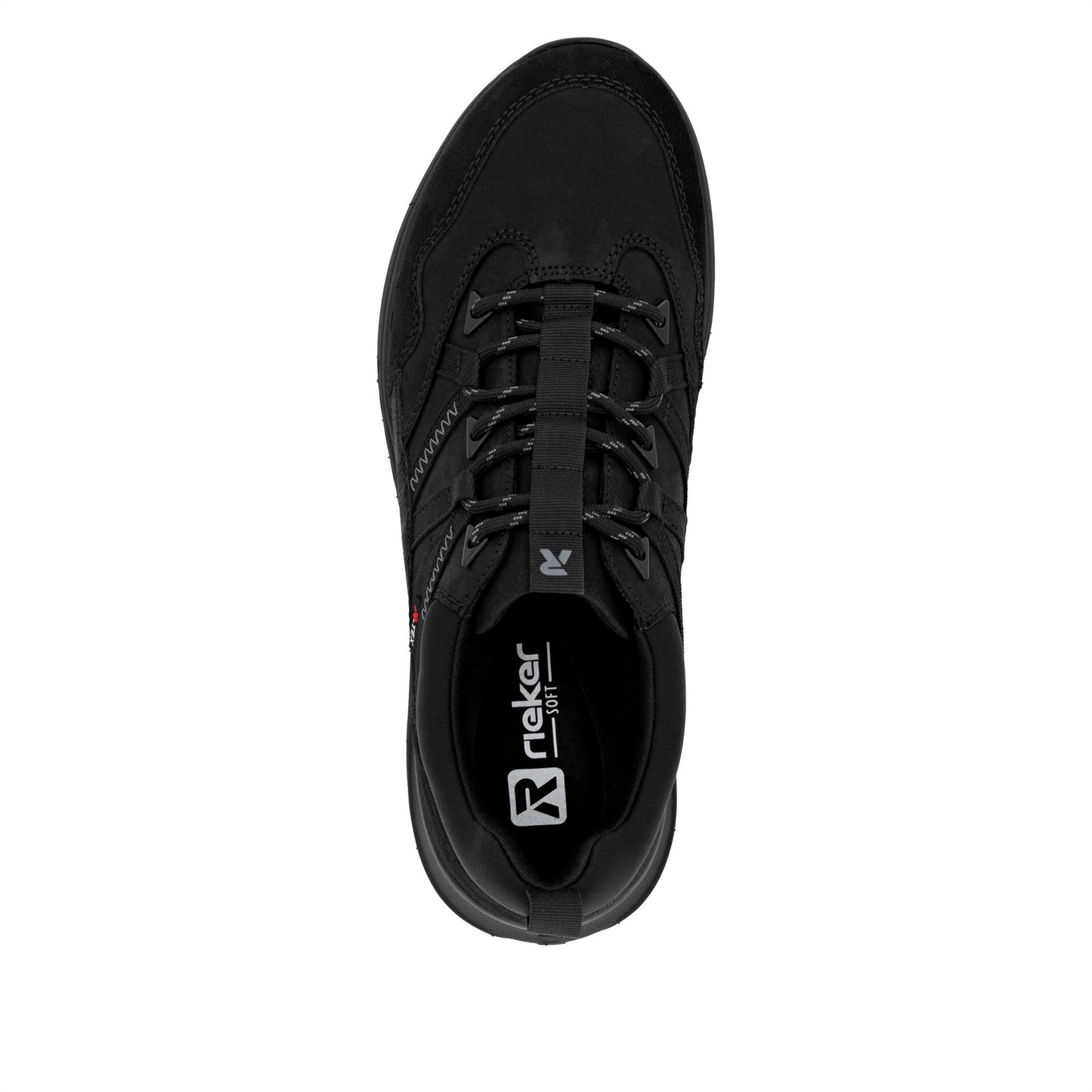 Rieker Mens U0104 Water Repellent Suede Trainer Shoes