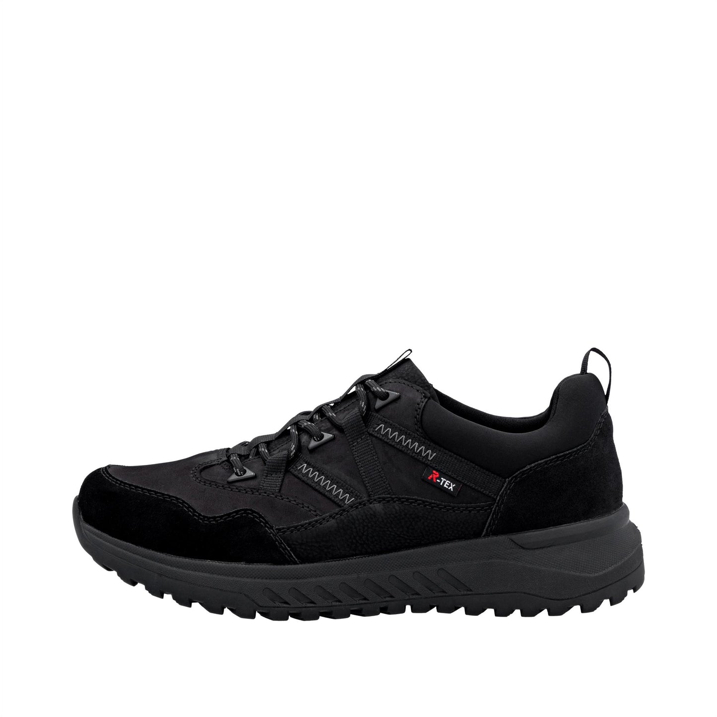 Rieker Mens U0104 Water Repellent Suede Trainer Shoes