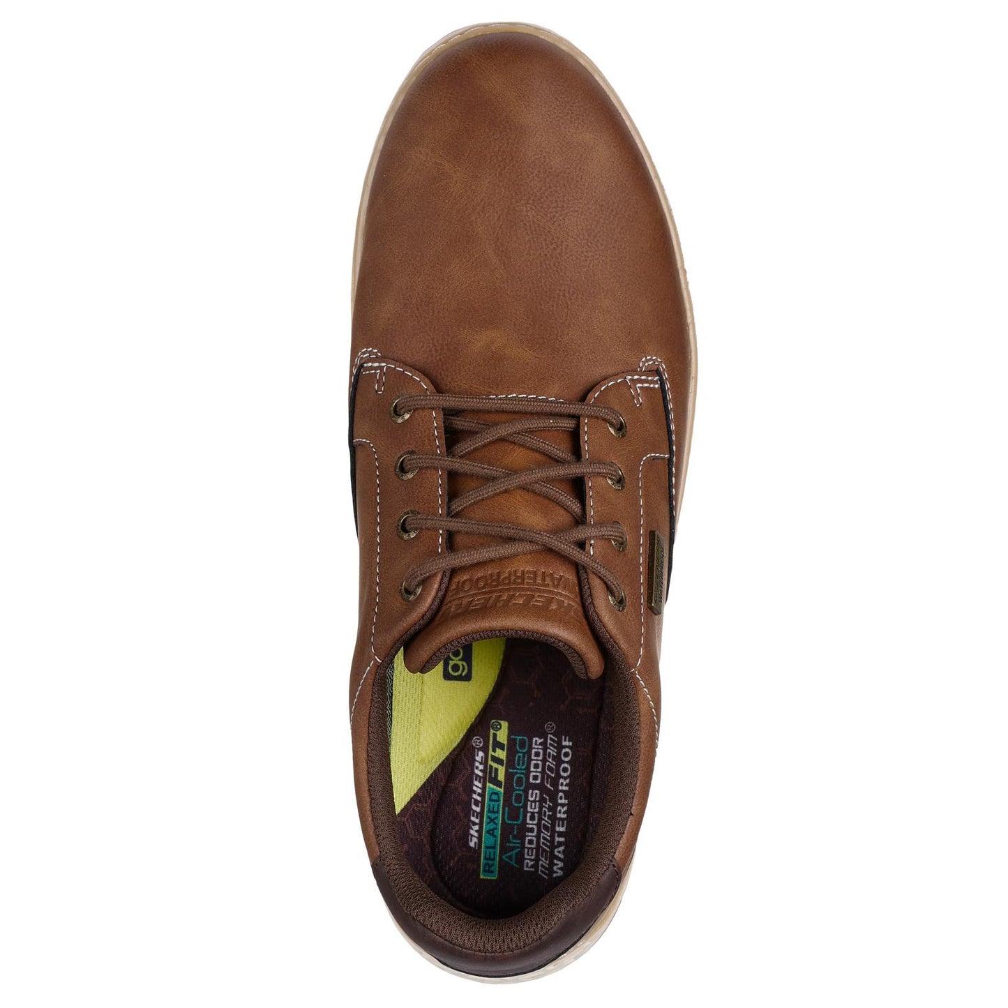 Skechers Garlan Pryor 205234 Mens Waterproof Shoes Brown