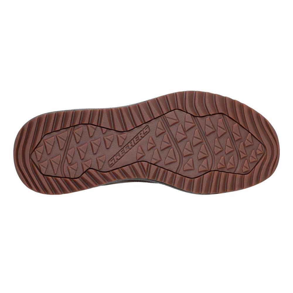 Skechers Parnell Gracen 210951 Mens Waterproof Shoes Red Brown