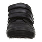 Hush Puppies Boys Dom Black Leather School Shoes