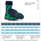 Term Rolltop M2001601 Green/Navy Removable Warm Sock Lined Wellies