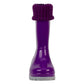 Term Rolltop M2001601 Purple/Grey Removable Warm Sock Lined Wellies