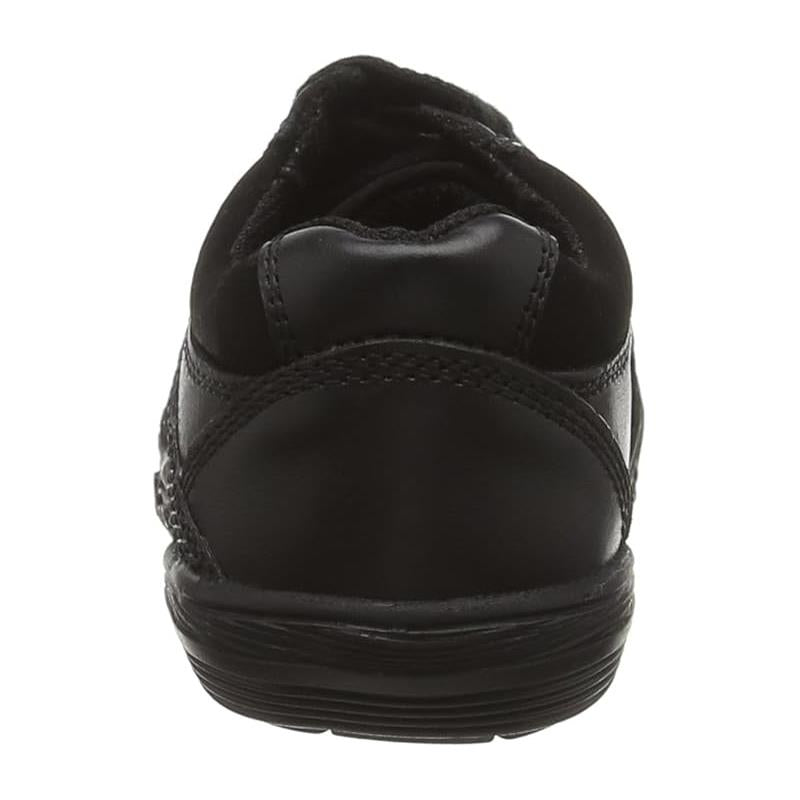 Hush Puppies Boys Martin Black Leather School Shoes