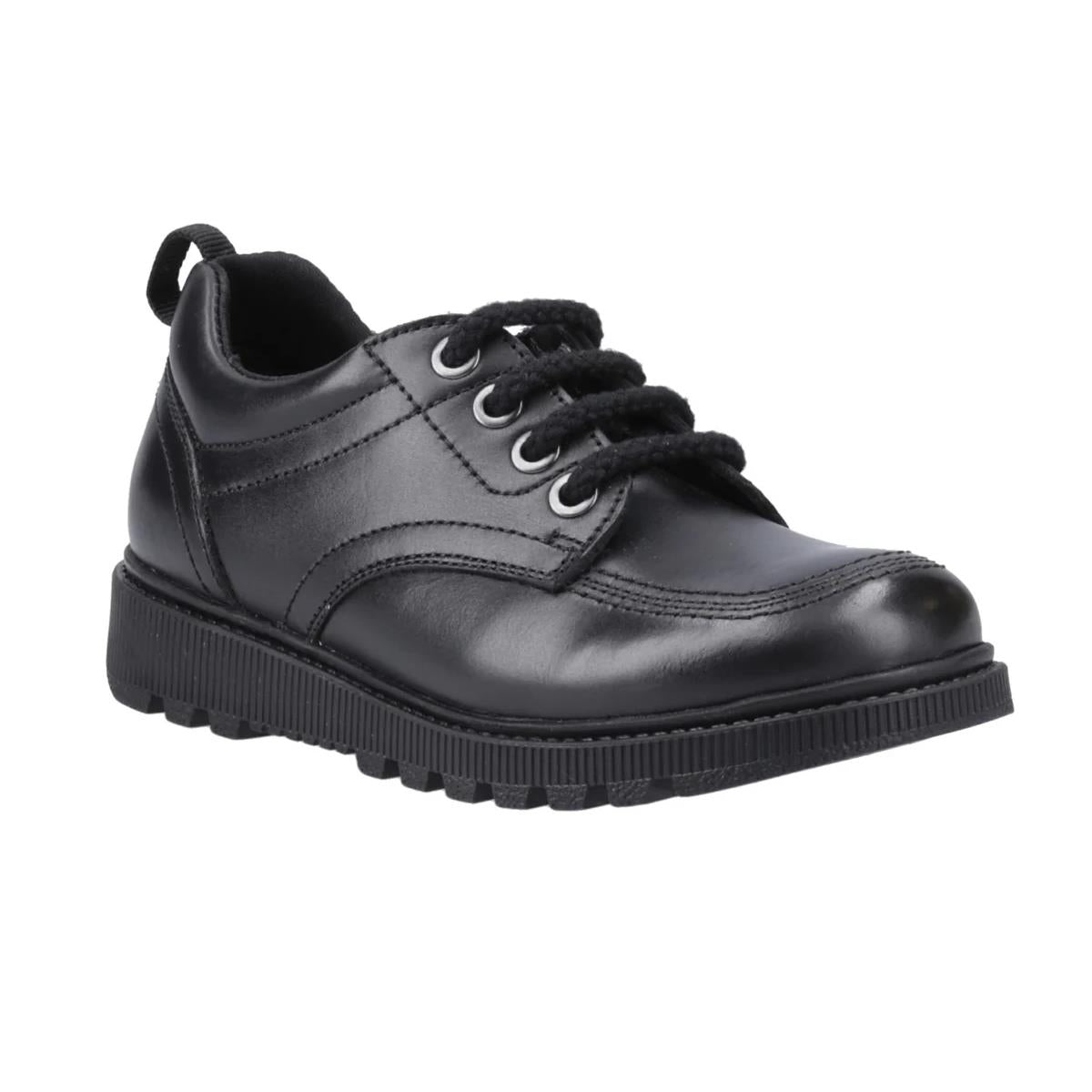 Hush Puppies Keeley Lace Up Leather School Shoes