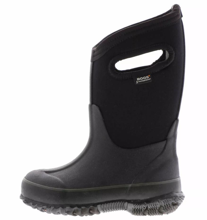 BOGS Classic High Handles Kids Black 52065 001 Waterproof Wellies Boots