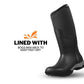 Ladies BOGS Essential Tall Solid Black Insulated Warm Wellies Boots 78583 001