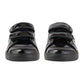 Kickers Infants Tovni Star Black Patent Leather School Shoes 1-16646