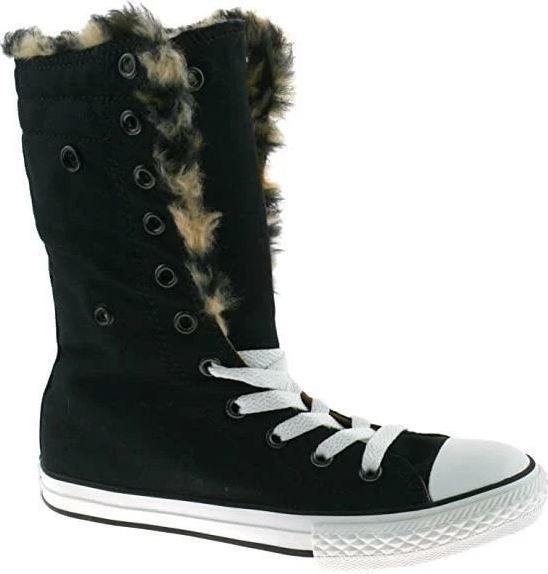 Converse CT Knee Hi XHI Junior Black Leopard UK 10 EU 28