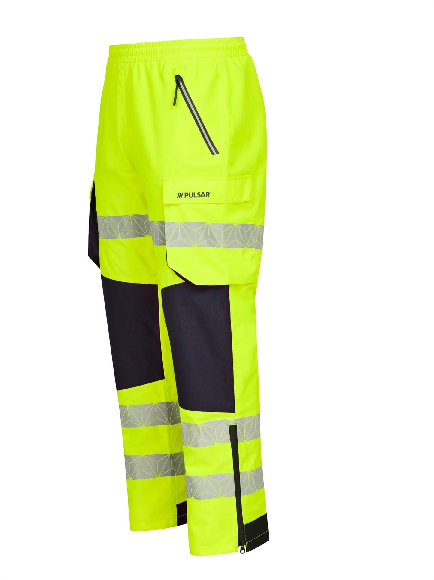PULSAR® React Unisex Hi-Vis Waterproof Lightweight Overtrousers