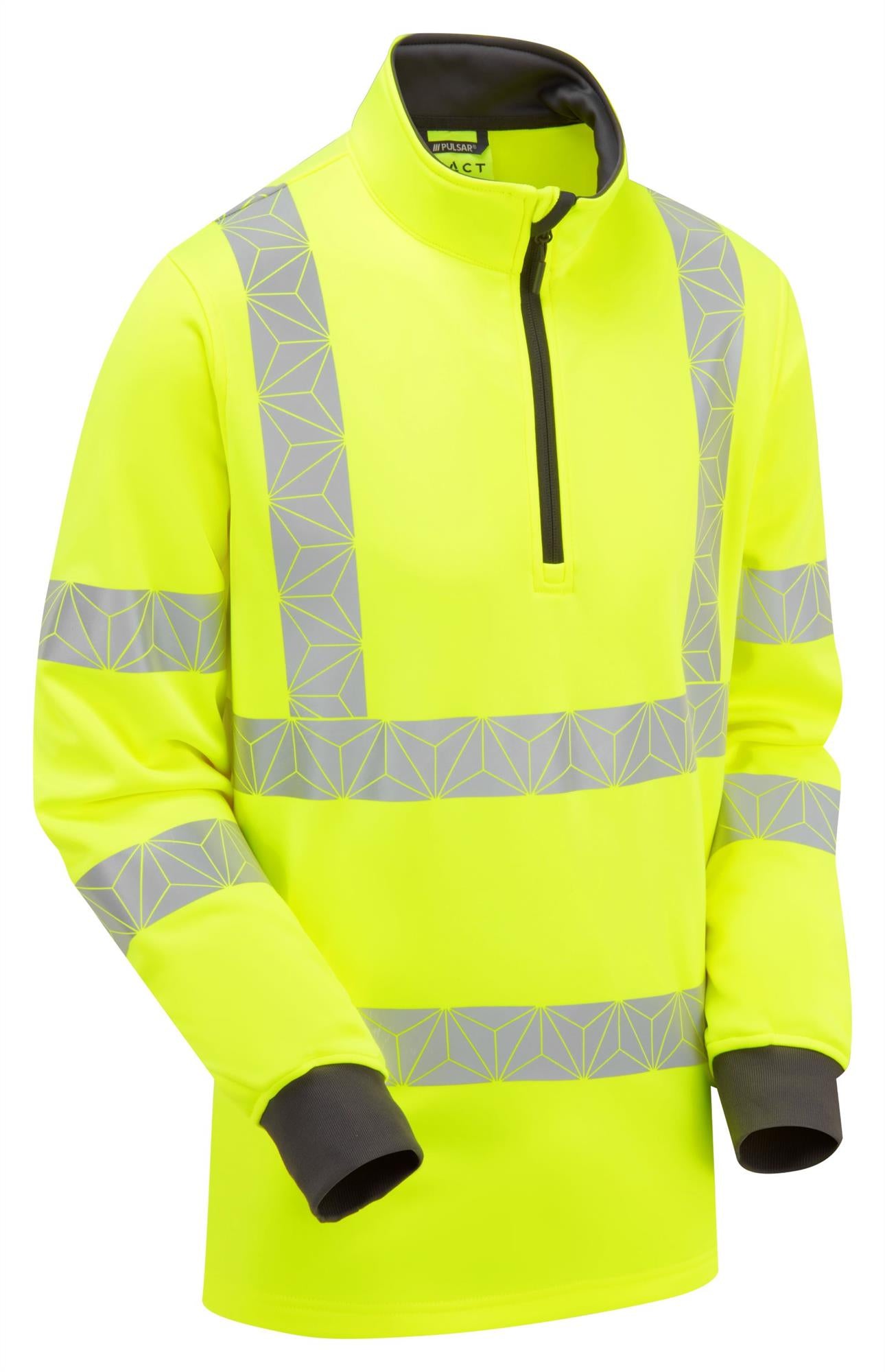 PULSAR® React Hi-Vis GRS 1/4 Zip Mid-Layer