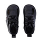 Kickers Playflex Hi Black Leather Patent Infants Shoes 1-17564