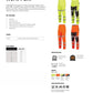 PULSAR® React Hi-Vis Unisex GRS Hybrid CL2 Work Pants