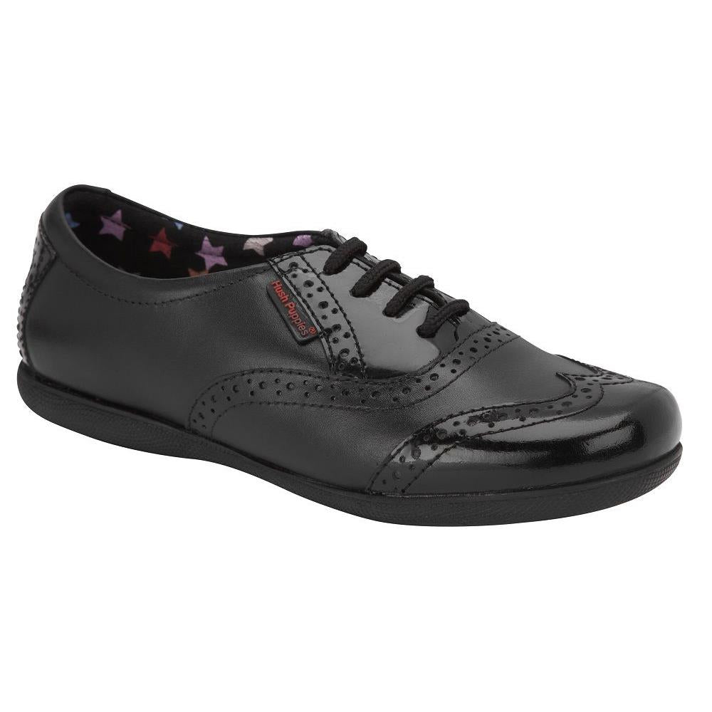 Hush Puppies Faith Black Patent