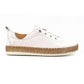 Lunar Womens Evie Leather Plimsoll FLE050