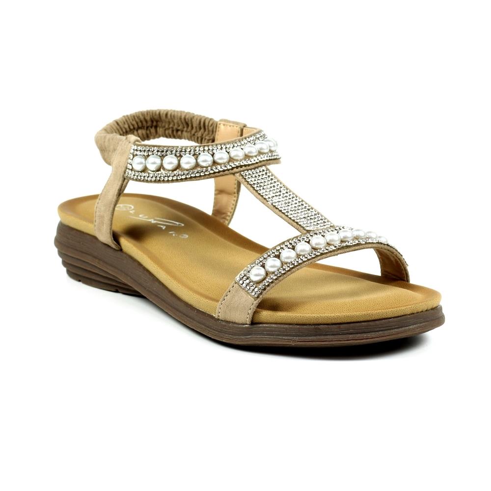 Lunar Womens Tancy Elasticated Sandals JLH078