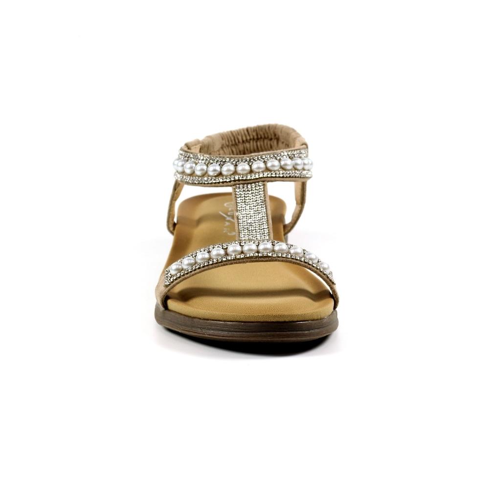 Lunar Womens Tancy Elasticated Sandals JLH078
