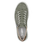 Rieker Womens Lightweight Green Leather Trainer Shoes M1952-52