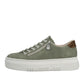 Rieker Womens Lightweight Green Leather Trainer Shoes M1952-52